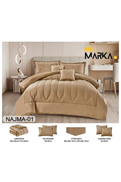 REDROSE COLOR Winter star faux fur bedspread, double size, 230*250