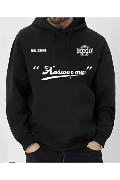 ORVIO Group Brooklyn and'Answer Me' Written Hoodie