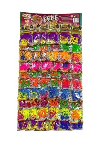 olgun toys أساور محبوكة 60 قطعة