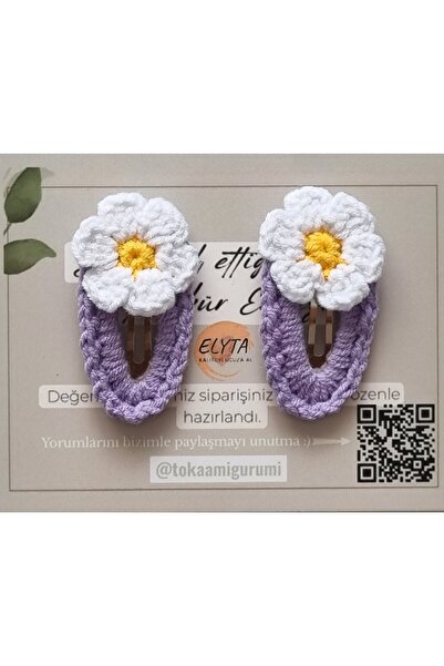 ELYTA KALİTEYİ UCUZA AL Girl's Gift Hair Clip – 2 Pieces of Hair Clips with 5...