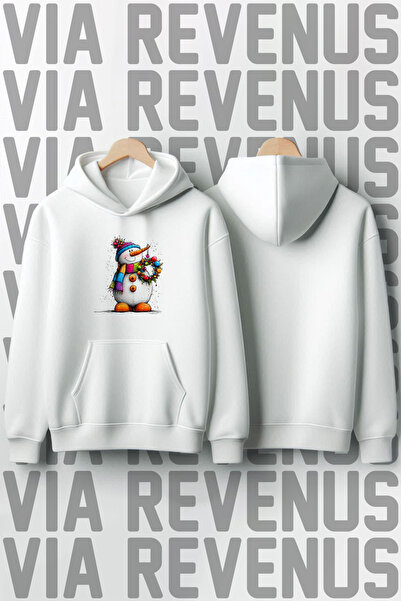 Vordevia Omul de zăpadă de Anul Nou cu imprimeu bumbac 100% Calitate Premium ...