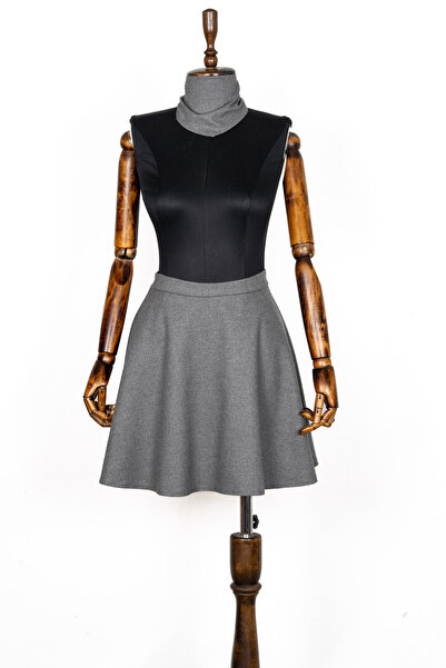 Sihirli Düğmeler Flared Skirt