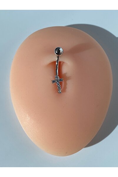 kurukafagift HAÇ GÖBEK PİERCİNG MİNİMAL MODEL