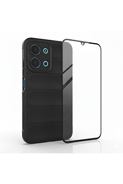 Hatreds Xiaomi Redmi 15C Kılıf İçi Kadife Oyuklu Elde Kaymaz Tpu Korumalı İçi...