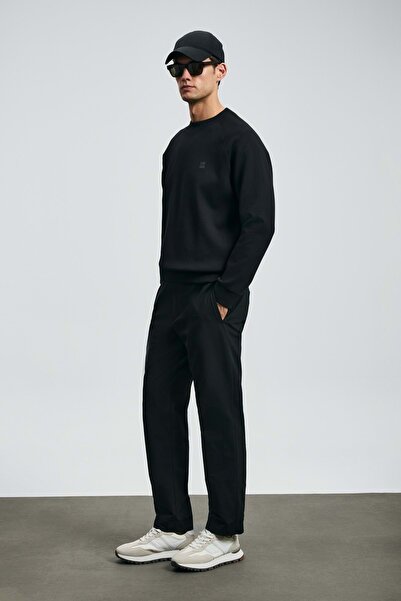 Lufian 112030179 Grant Men's Sweatshirt Black