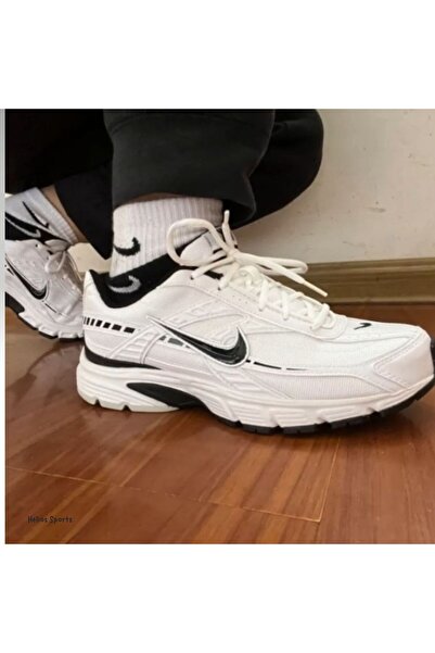 Nike Men's initiator sneakers - black & white casual walking shoes