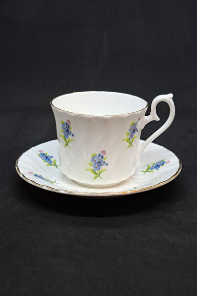 ABBETC Delfesta Fine Bone China Blue Double Coffee Cup 130 ml
