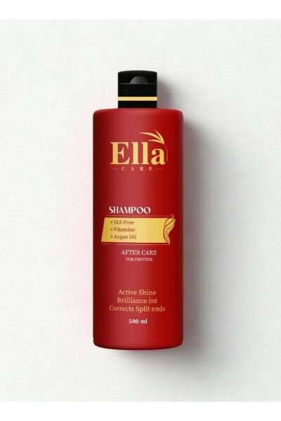 ella care شامبو بزيت اللوز وزيت الجوجوبا، 500 مل
