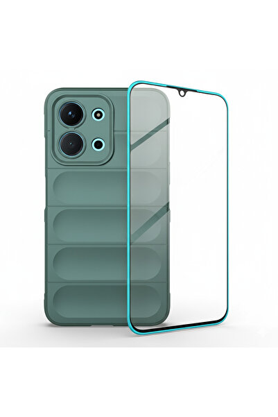 Hatreds Xiaomi Redmi 15C Kılıf İçi Kadife Oyuklu Elde Kaymaz Tpu Korumalı İçi...