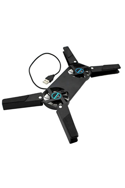 Generic Portable Laptop Cooling Fan – Small Size Dual-Fan Cooler | High-Speed Quiet Operation | Compact