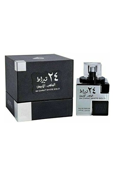 lattafa عطر 24 قيراط وايت جولد من لطافة رجالي – او دي بارفان، 100 مل