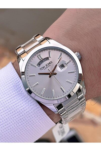 Tom Jones Men's Wristwatch with Bracelet Gift Steel Cord 3 Atm Water Resistant 2 Years Warranty 10072.