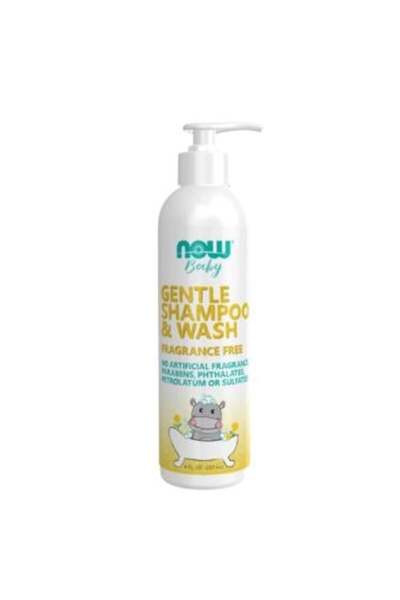 Now Kids Gentle Shampoo & Wash Fragrance-Free - 237ml