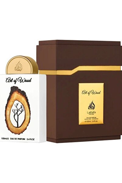 lattafa عطر لطافة برايد آرت أوف وود للجنسين، أو دو برفوم سبراي، 100 مل/3.4 أونصة