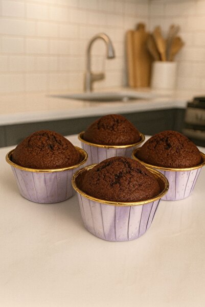 BEYZANA Burled 24 Adet Muffin Cupcake Kek Kapsülü