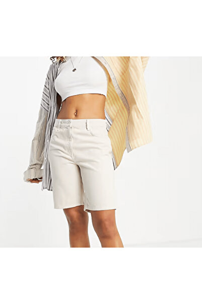 collusion Pantaloni scurți din denim Ecru - 36, Bej, 100% bumbac
