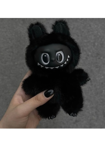 happystoretr Labubu Heyecan Verici Macaron Siyah, Labubu Siyah, Siyah Labubu ...