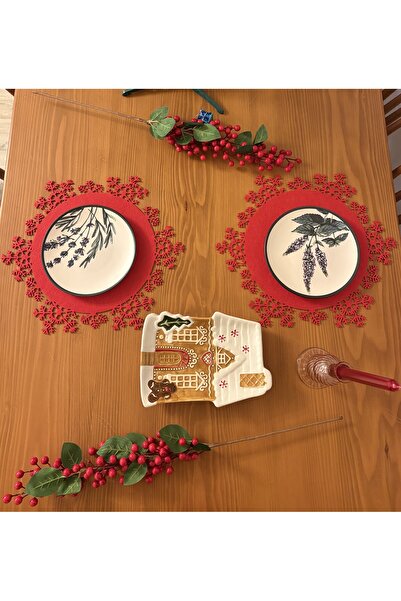 Mnara Yılbaşı Konsept Supla Amerikan Servis 2 Adet 38cm