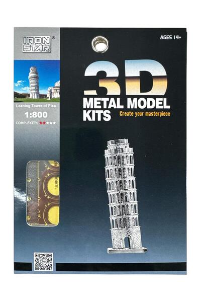 OEM 3D Metal Model Leaning Tower of Pisa, scale 1:800
