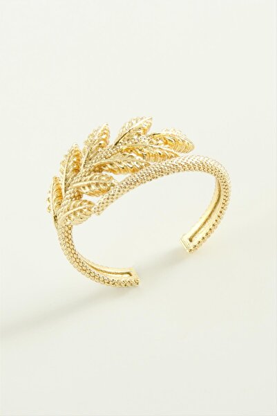 ZERO LAND Lvsqvr Leaf (214103) Metal Ring-Yellow