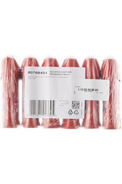 Old Spice Deep Sea Deodorant Stick for Men, 6 x 50 ml