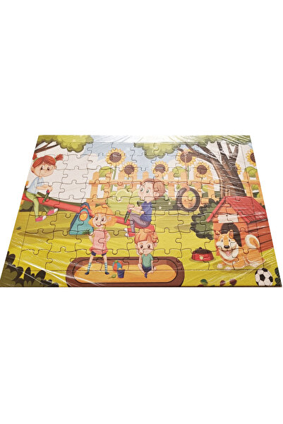 Mahi Max 72 Parça En Büyük Boy Renkli Resim Karton Yapboz Puzzle 38x28cm - Ay...