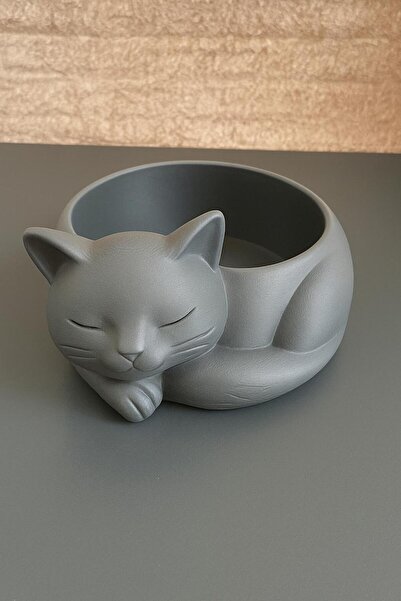 TriVox3D Multipurpose Stylish Bowl Ornament in the Shape of a Cat