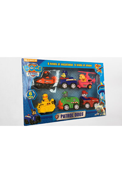 OEM Set of 6 Paw Patrol toy cars