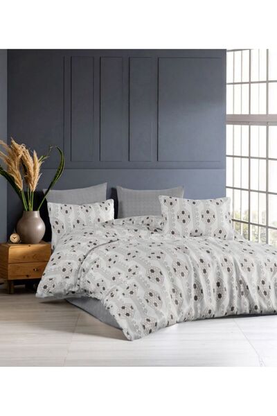 GENÇEV HOME COLLECTİONS طقم غطاء لحاف مفرد مع ملاءات مرنة