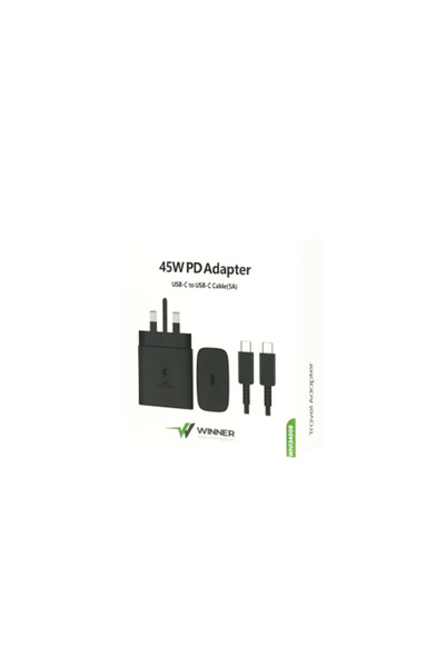 WINNER 45W Home Charger + 2-in-1 Type-C Cable