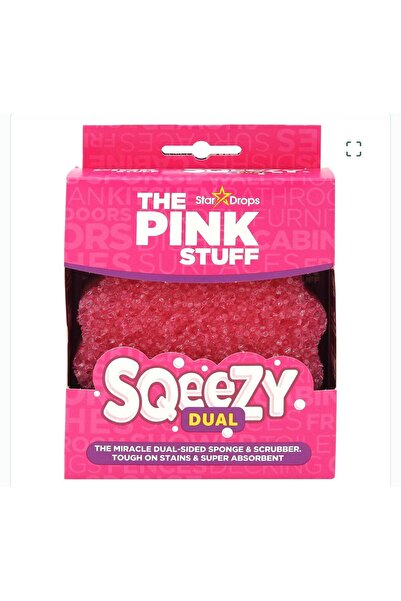 THE PINK STUFF Squeezy Dual Dish Sponge