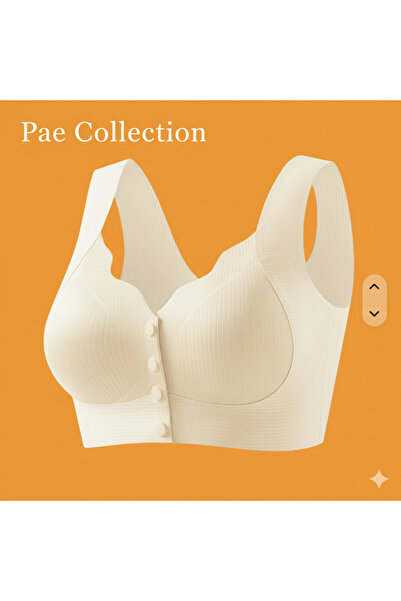 pae Bra with Front Opening, Back Support, Thick Straps, Non-Marking D Stitch-Free Modern Breastfeeding and Maternity Bra
