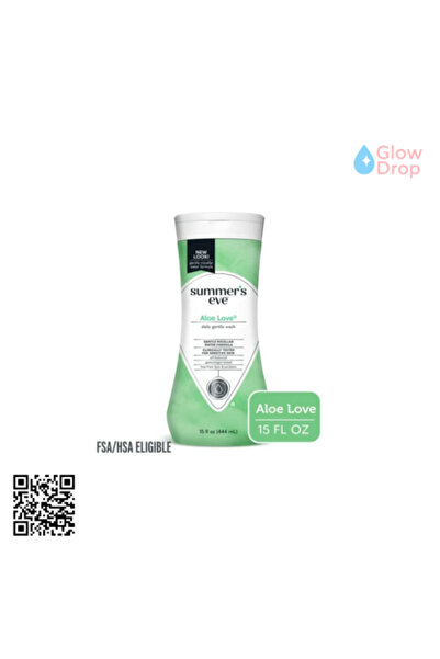 BRONZENET Summer's Eve Aloe Love Intimate Wash for Sensitive Skin - 444 ml