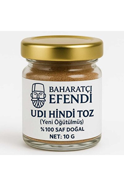 Baharatçı Efendi Udi Hindi Tozu 10 g Cam Kavanoz Emniyet Bantlı ( %100 Doğal,...