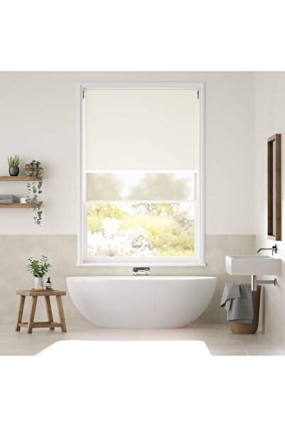 YS PERDE TASARIM SunScreen Çiftli Sistem Store Perde (Screen+Mat Stor) Alümin...