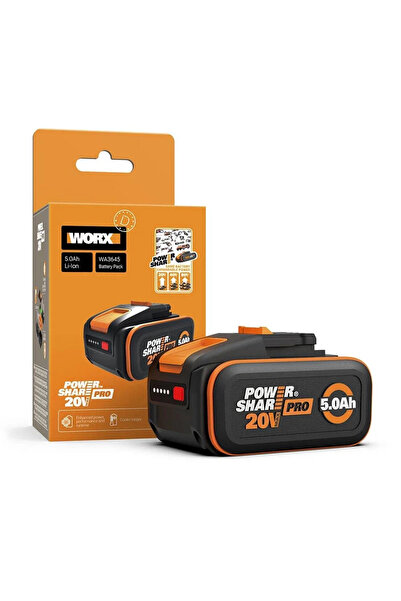 WORX WA3645 20Volt 5.0Ah Li-ion PowerShare Pro Yedek Akü