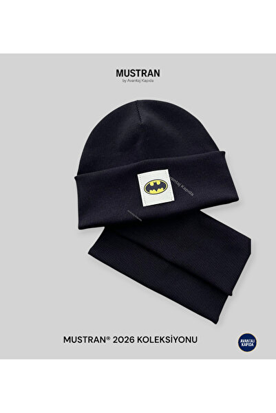 Mustran Teen & Adult Unisex Beanie Neck Gaiter Set of 2 | One Size+12 Years | 95% Cotton | Double Layer 4 Layer Ear