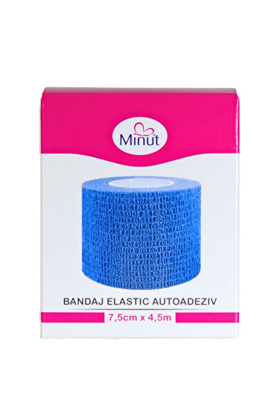 Other Ροζ αυτοκόλλητος ελαστικός επίδεσμος, 10 cm x 4,5 m, Minut