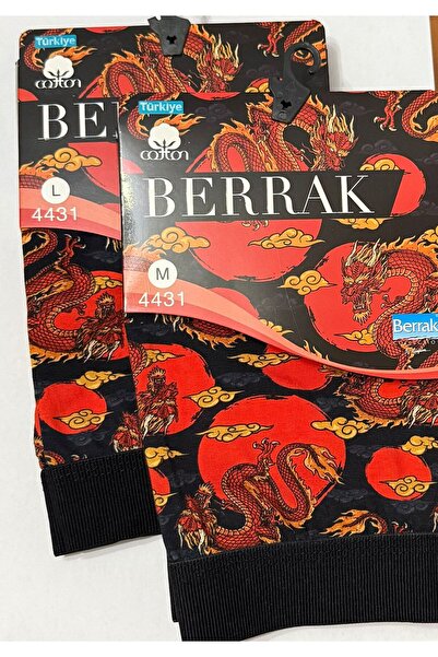 Berrak Premium Erkek Boxer Dijital Baskılı Canlı Renkler Solmaz Kumaş