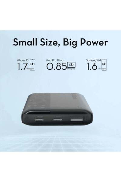 RavPower 20W 10000mAh Power Bank with Dual USB-C and USB-A Ports