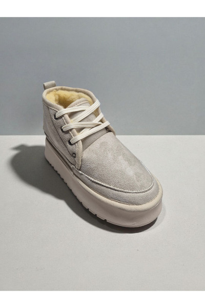 Moda fiesta Women's Winter Suede Fur Boots – Thick Sole