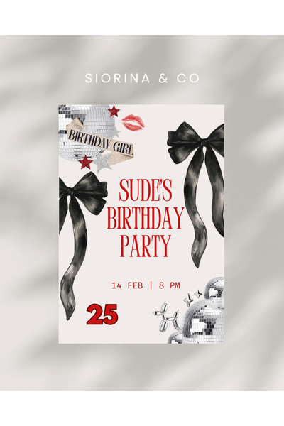 Siorina Co & Event - 5 Adet Birthday Card Bride Bachelorette Card Doğum Günü ...