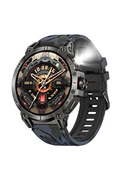 MAXTOP Ceas inteligent KC89 Unisex, ecran TFT de 1,85 inci, apeluri Bluetooth 5.3, busolă, lumină LED