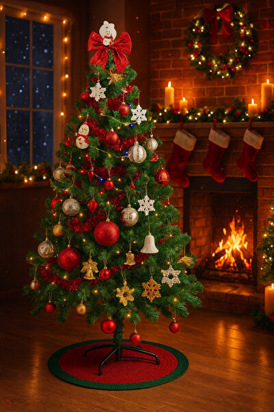 Hediyeninellitonu Christmas Tree Cover Christmas Decoration Christmas Tree Ornament