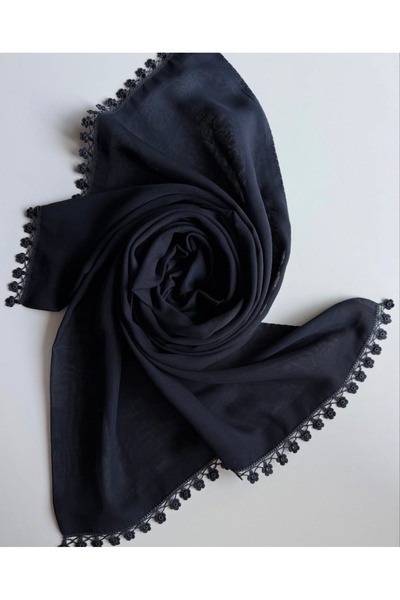 Nimet Abla Butik Hand Embroidered Shawl Hijab