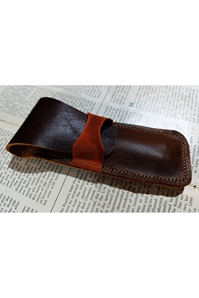 Mahfuz حافظة أقلام من الجلد الطبيعي مصنوعة يدويًا لأقلامك الخاصة مقاس 27 × 6 ...