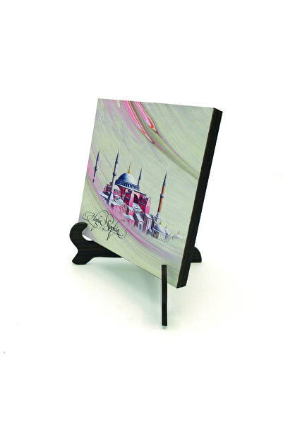 Sadrazam Masa de prezentare din lemn MDF pentru Moscheea Hagia Sofia cu impri...