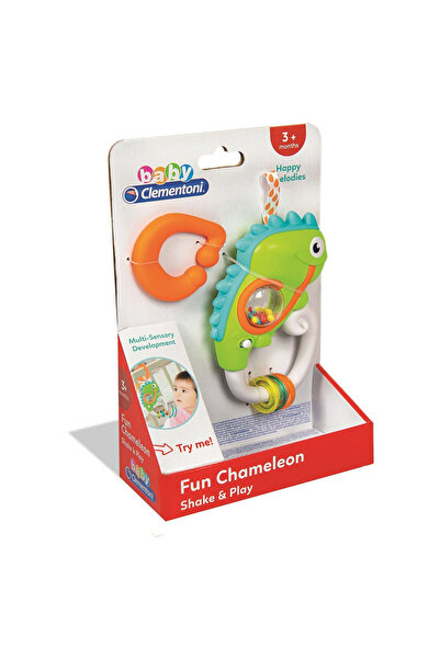 Animals Ζώα Πράσινα Βρεφικά Κουδουνίστρες Χαμαιλέοντας Κλεμεντόνι