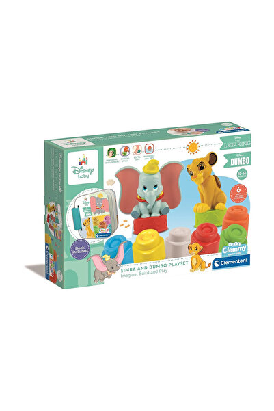 Classic Disney Σετ δομικών στοιχείων Disney Classics Clemmy με βιβλίο Clementoni