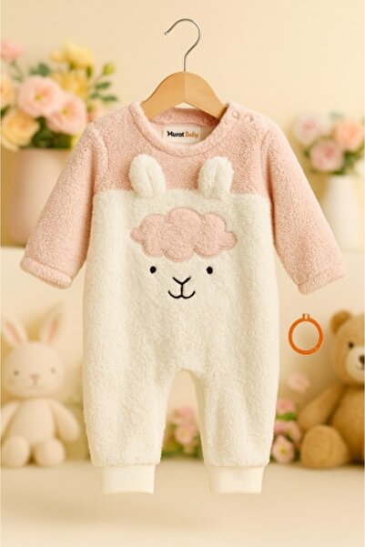 Superbaby Salopeta pufoasa bebelusi fara botosei – model oita roz